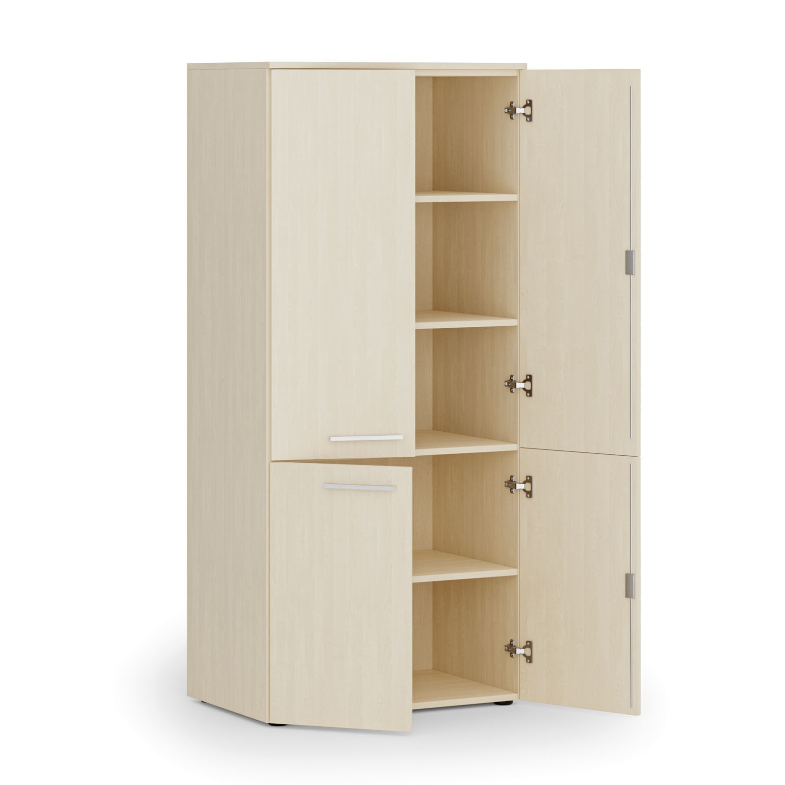 Szafa biurowa pół-drzwi PRIMO WOOD, 1781 x 800 x 500 mm, brzoza