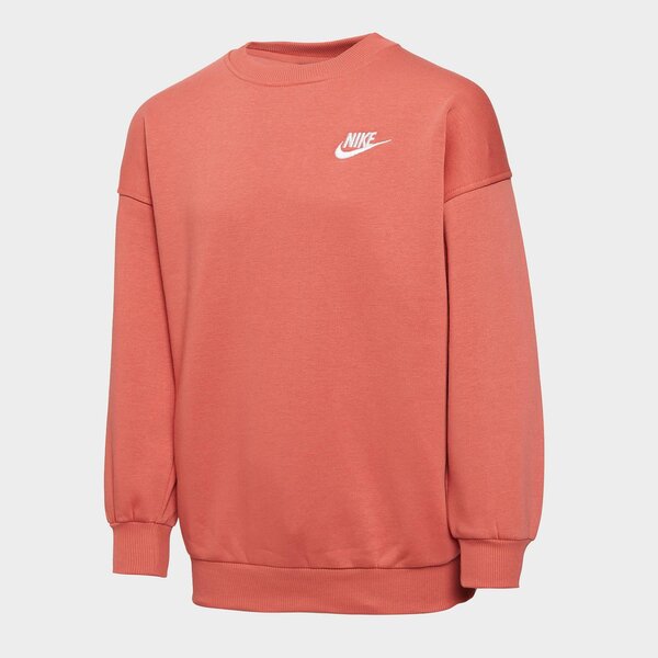 NIKE BLUZA G NSW CLUB FLC OVRSZD CREW LBR GIRL - Nike