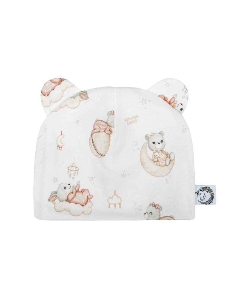Bonjour Cherie Czapeczka niemowlęca bawełna organiczna Venus, Rozmiar: 62