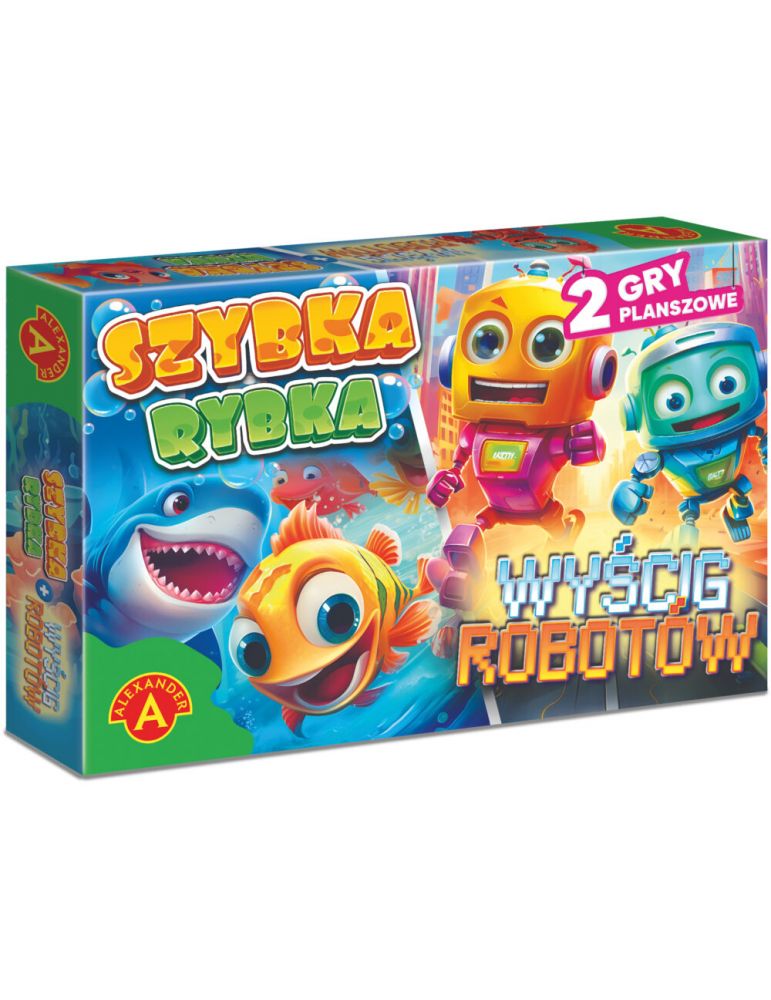 Alexander Gra planszowa Rybka - Wyścig robotów