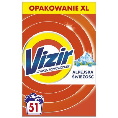 Proszek do prania VIZIR Alpejska świeżość 2.805 kg