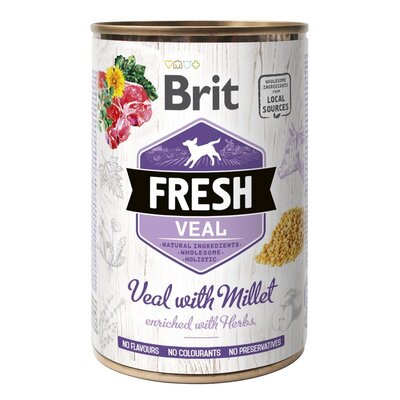 Brit FRESH VEAL&MILLET 400G