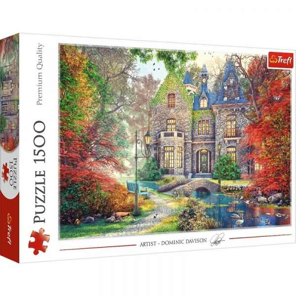 Puzzle 1500 elementów Jesienny Dworek (26213). od 12 lat