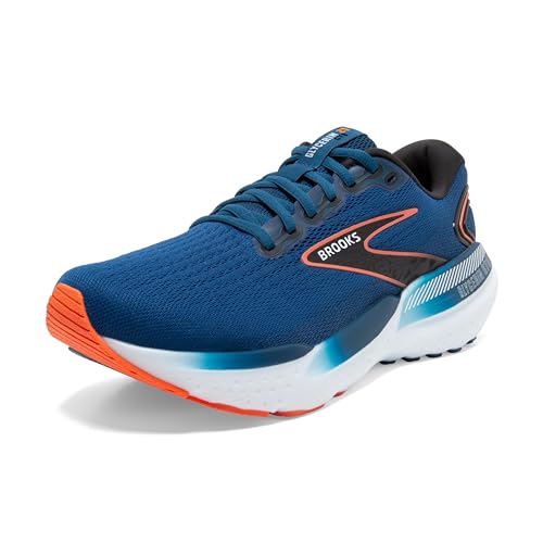 BROOKS Glycerin GTS 21, Męskie trampki, 42 EU, Blue Opal Black Nasturtium, 42 EU