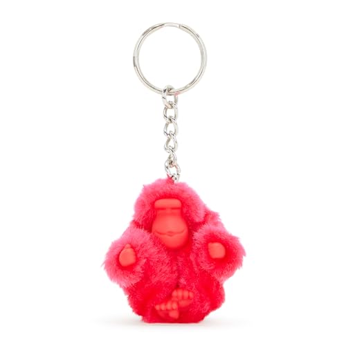 Kipling MONKEYCLIP XS Mały Brelok Małpy, Pink Monkey Różowy