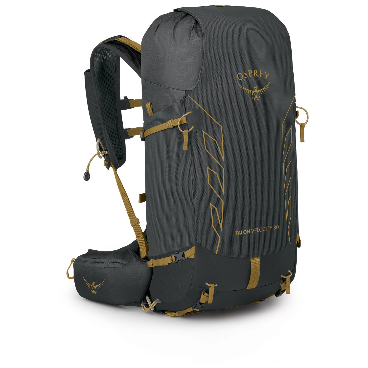 Plecak turystyczny Osprey Talon Velocity 30 Rozmiar plecaka: S/M / Kolor: czarny/szary