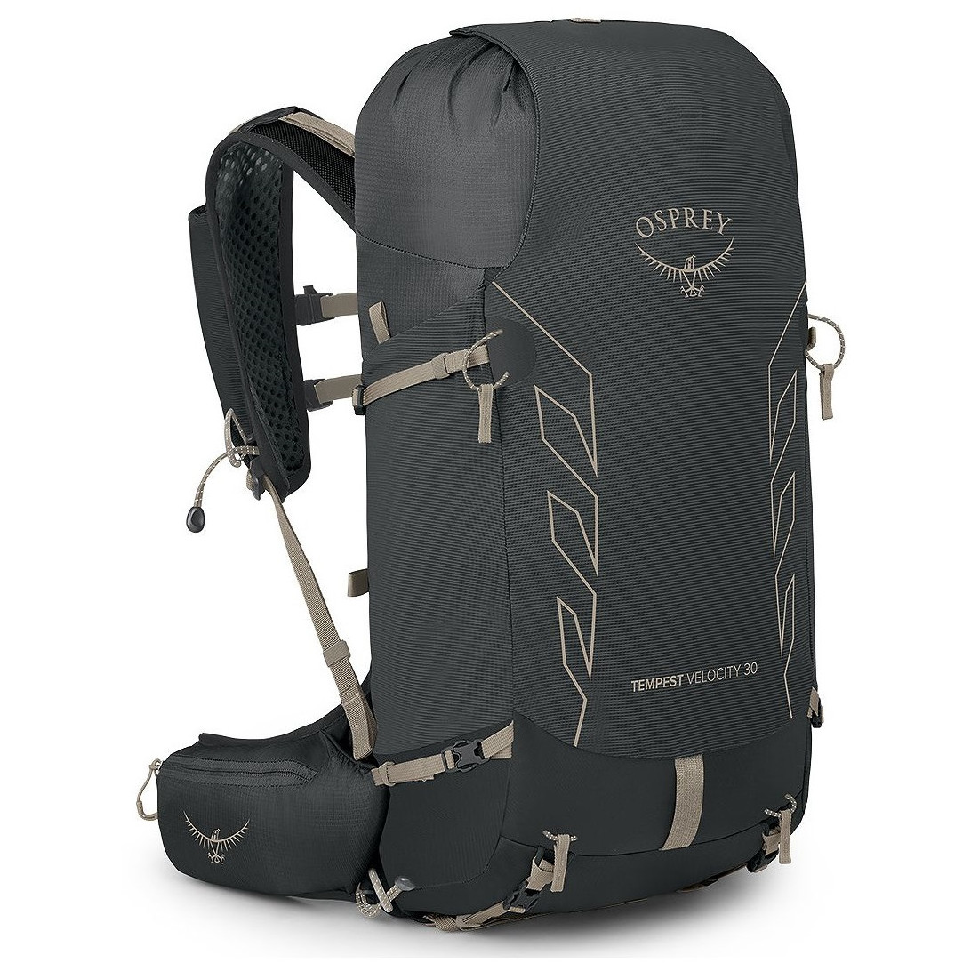 Damski plecak turystyczny Osprey Tempest Velocity 30 Rozmiar plecaka: M/L / Kolor: czarny/szary