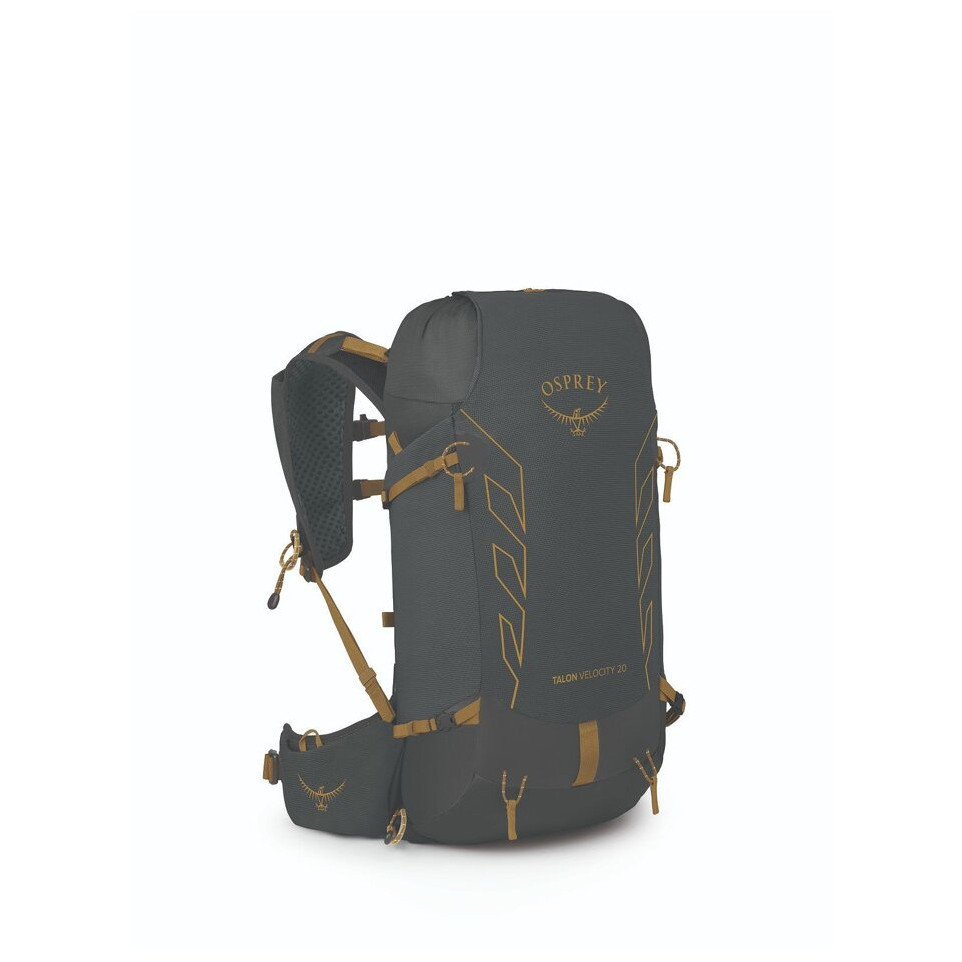 Plecak turystyczny Osprey Talon Velocity 20 Rozmiar plecaka: S/M / Kolor: czarny/żółty