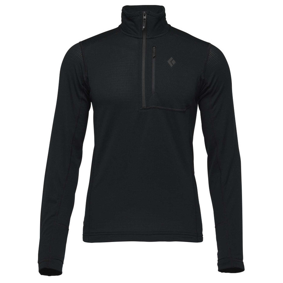 Męska bluza Black Diamond M Coefficient Lt Qz Po Rozmiar: L / Kolor: czarny