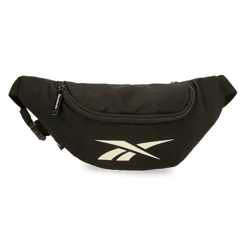 Reebok Malden Pasek na ramię Duży Czarny 19x12,5x7,5 cm Poliester by Joumma Bags, czarny, Talla única, duża nerka