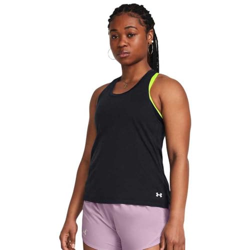 Under Armour UA Launch Splatter podkoszulek czarny/odblaskowy, SM