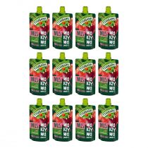 Tymbark Mus Warzywa owoce - jabłko, burak i truskawka Zgrzewka 12 x 100 g