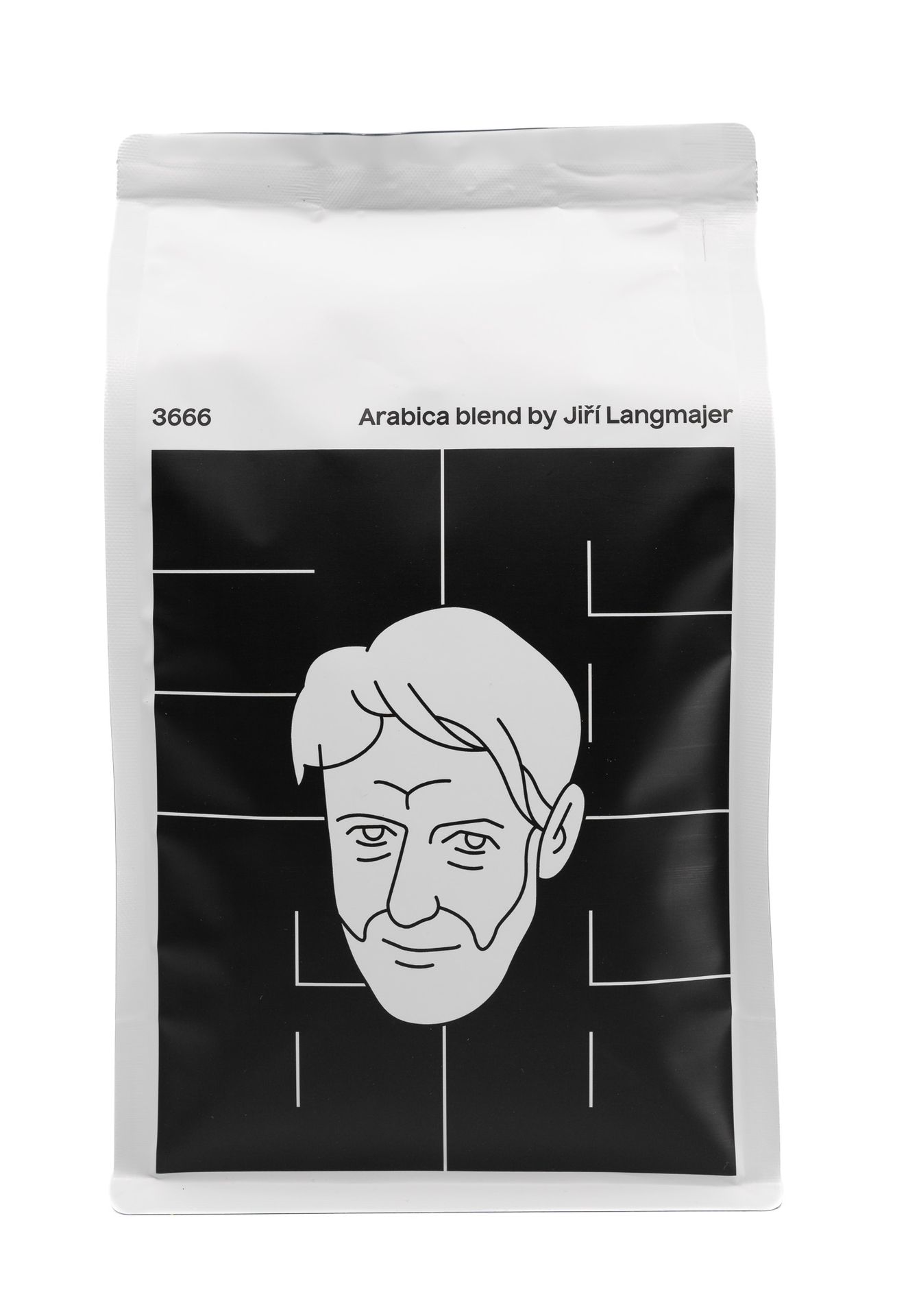 3666 by Jiří Langmajer Kawa Jiří Langmajer - Mieszanka Arabiki, 500 g, Ziarna