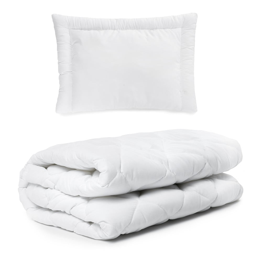 Zestaw kołdry i poduszki do łóżeczka dziecięcego dziecięcy całoroczny 100x135 cm Stitched – Bonami Essentials