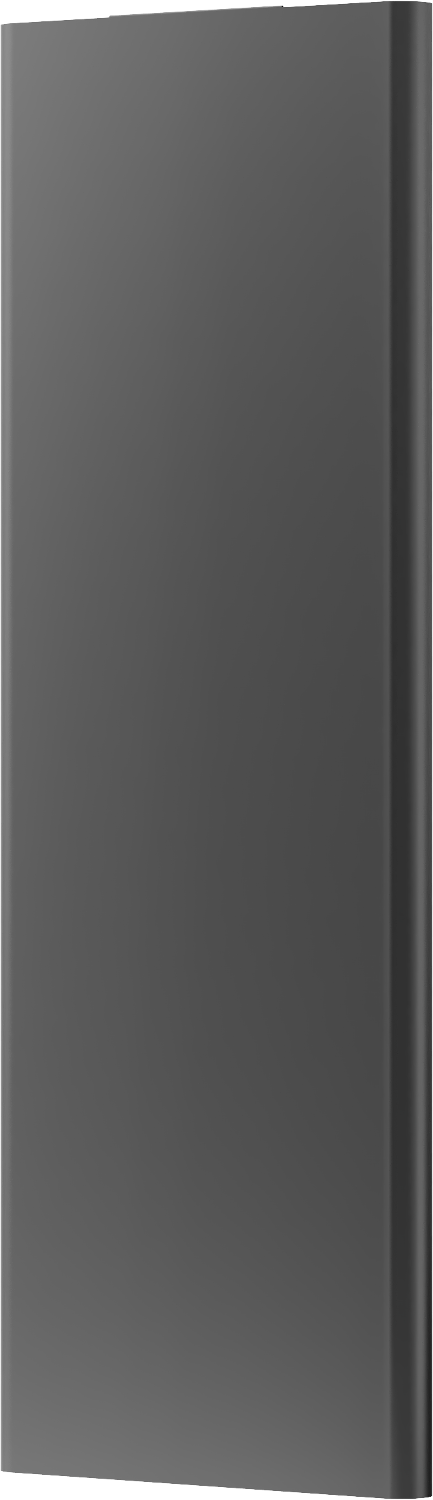 Mexen Flat VR20S grzejnik płytowy 1400 x 300 mm, podłączenie dolne środkowe, 534 W, antracyt - W6VR20S-140-030-66