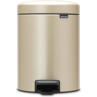 Brabantia Kosz kuchenny na śmieci pedałowy 5L NewIcon Szampański 304422 304422
