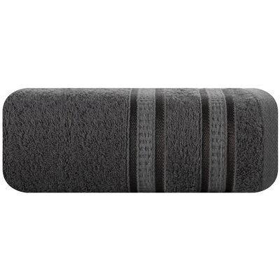 Eurofirany B.B. CHOCZYŃSCY SPÓŁKA JAWNA Ręcznik Kąpielowy Mila (14) 50 x 90 Grafitowy 1220518