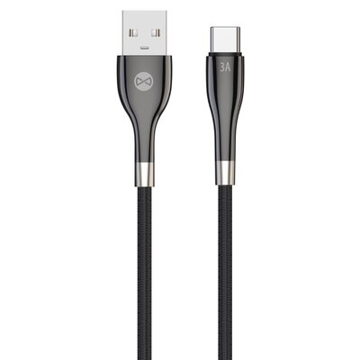 Kabel USB- USB Typ-C FOREVER Sleek 1 m Czarny