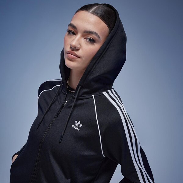 ADIDAS BLUZA ROZPINANA Z KAPTUREM SST FZ HOOD . - adidas