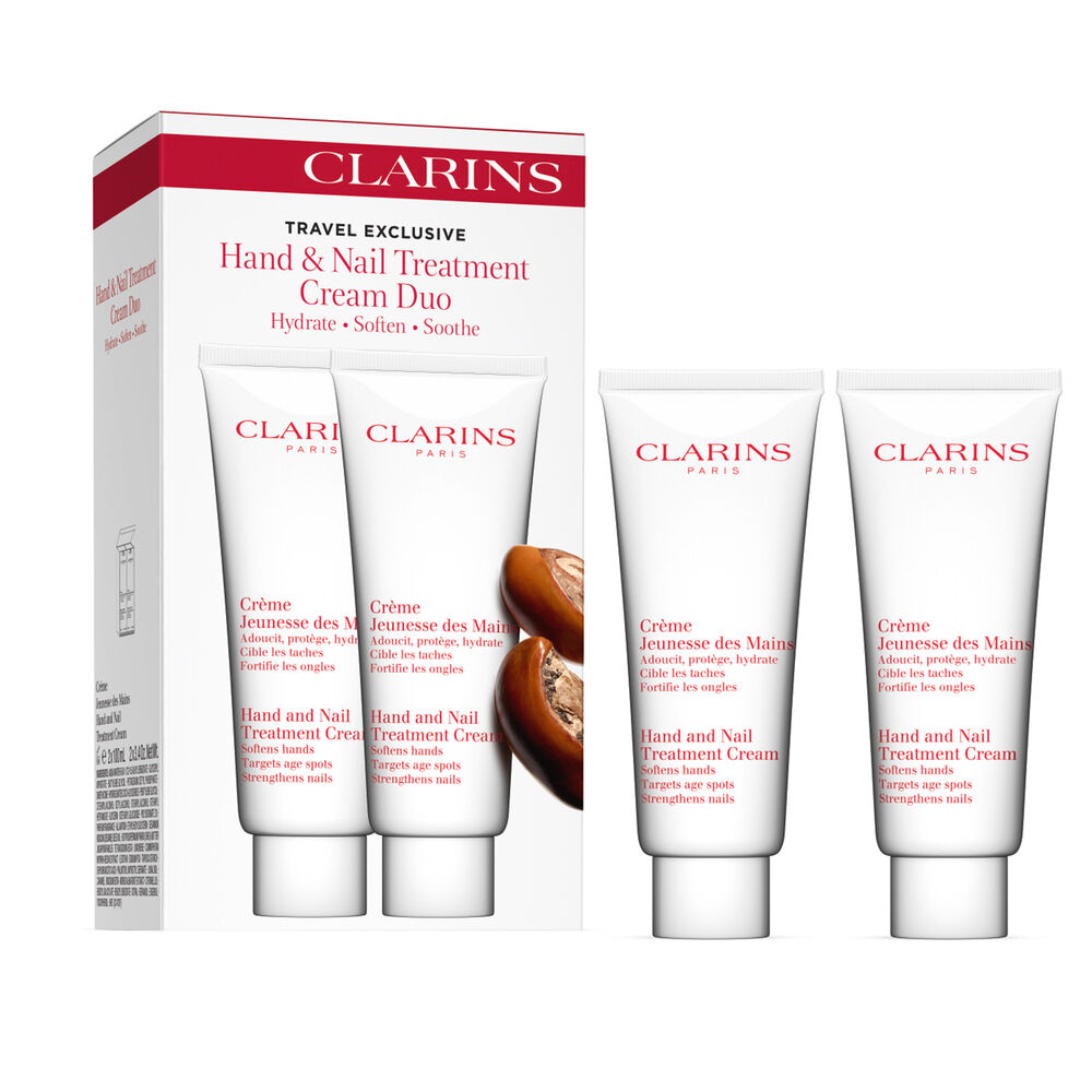 Clarins Hand & Nail Treatment Cream Duo Set Zestaw Kremów Do Dłoni 2x100 ml