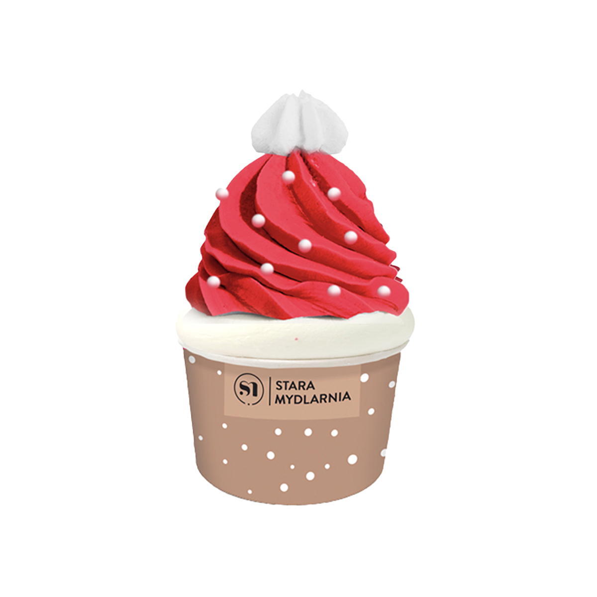 Stara Mydlarnia Mufinka Santa Claus red 200g