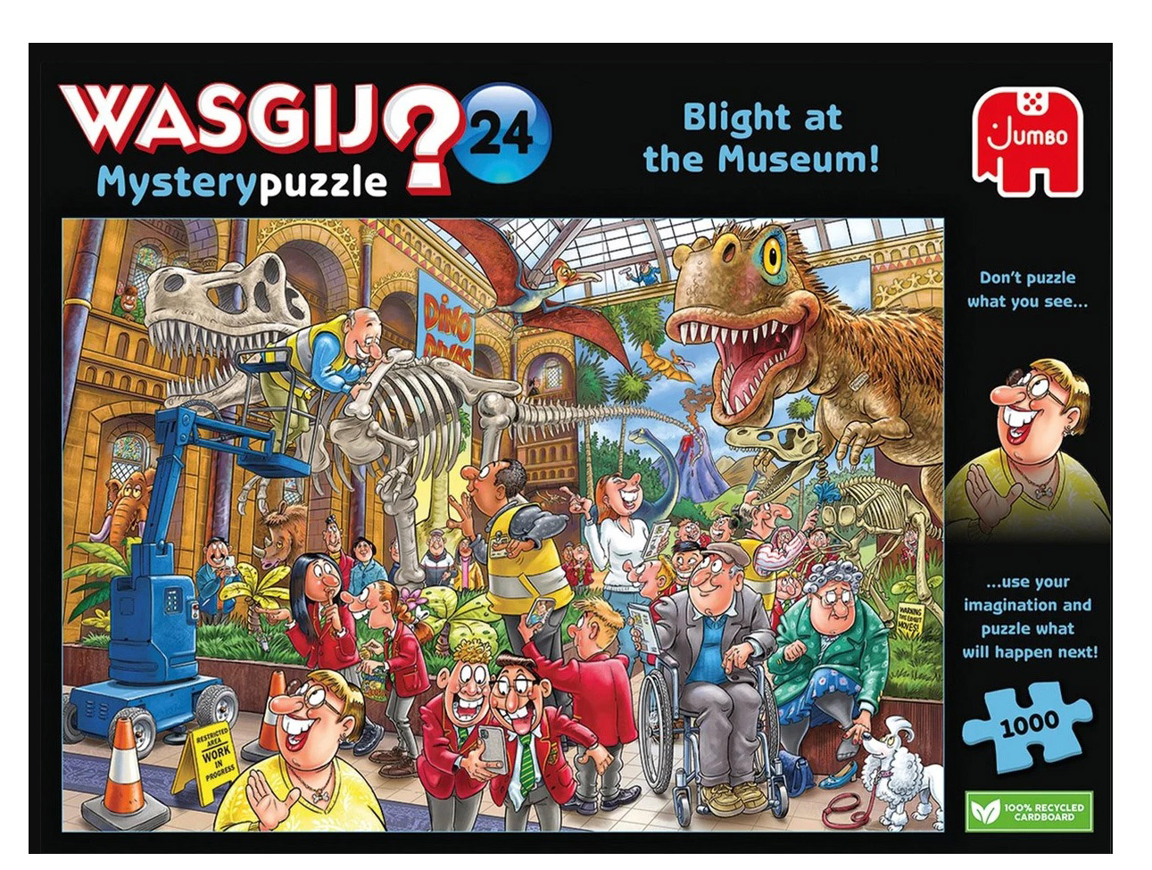 Puzzle Jumbo Wasgij Mystery 24: Blight At The Museum! 1000 elementów (8710126000144)