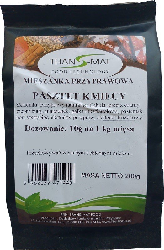 Mieszanka przyprawowa pasztet Kmiecy 200 g Trans-Mat