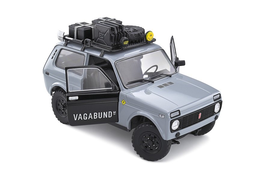 Solido Lada Niva Vlada 1980 Grey Black 1:18 1807302