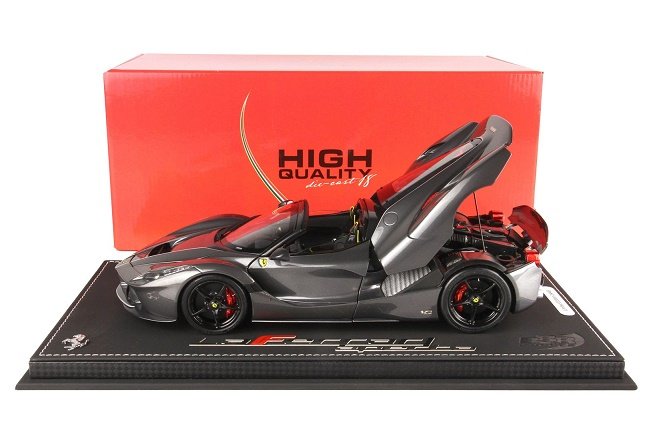 Bbr Ferrari Laferrari Aperta Gray Iron 1:18  Bb3182234