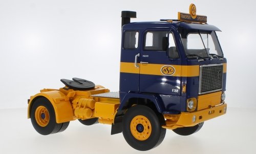Mcg Volvo F88 Truck Asg Transport 1971 Blue 1:18 18140