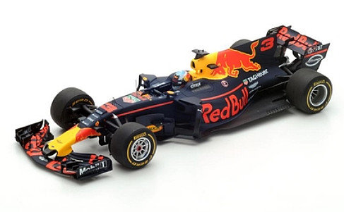 Spark Model Red Bull Racing Tag Heuer Rb13 #3 Dani 1:18 18S304