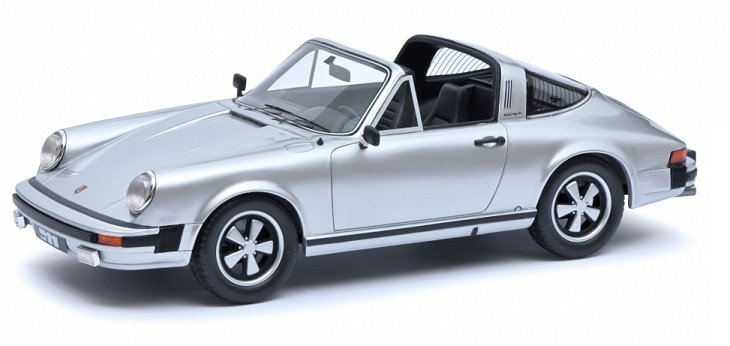 Schuco Porsche 911 Targa Silver 1:18 450029800