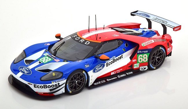 Ixo Models Ford Gt #68 3Rd Lmgte Pro Class 24H  1:18 Fgt18107