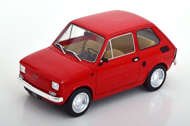 Mcg Fiat 126 Red 1972 Maluch 1:18 18323