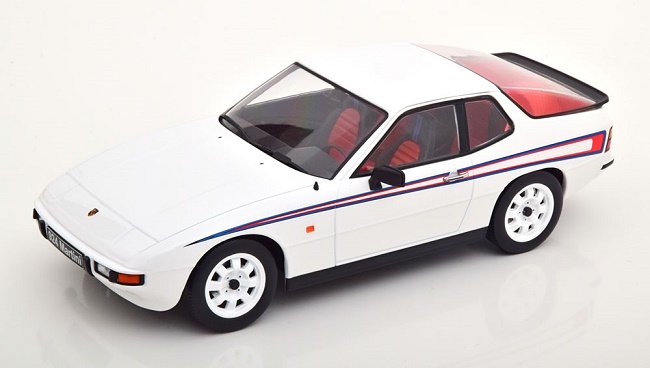 Kk-Scale Porsche 924 Martini 1985 White Red Blu 1:18 180722