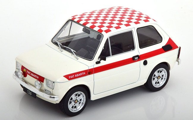 Mcg Fiat 126 Abarth-Look White 1972 Maluch 1:18 18325