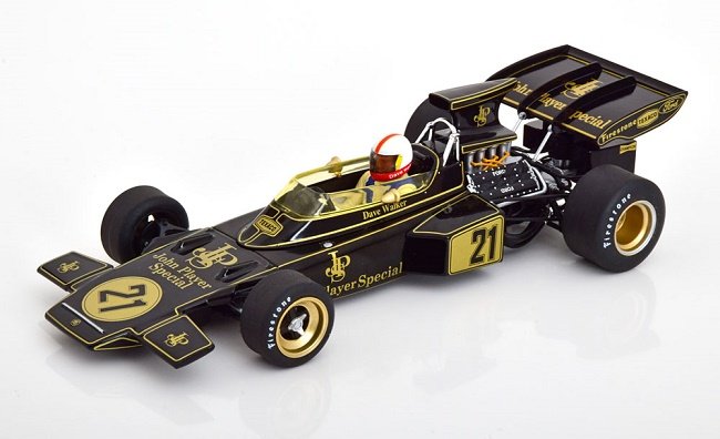 Mcg Lotus 72D #21 Spain Gp F1 1972 Dave Wal 1:18 18611