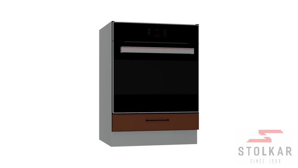 SZAFKA DOLNA KATRIN CEGLASTY TUSCAN RED/PO DK60