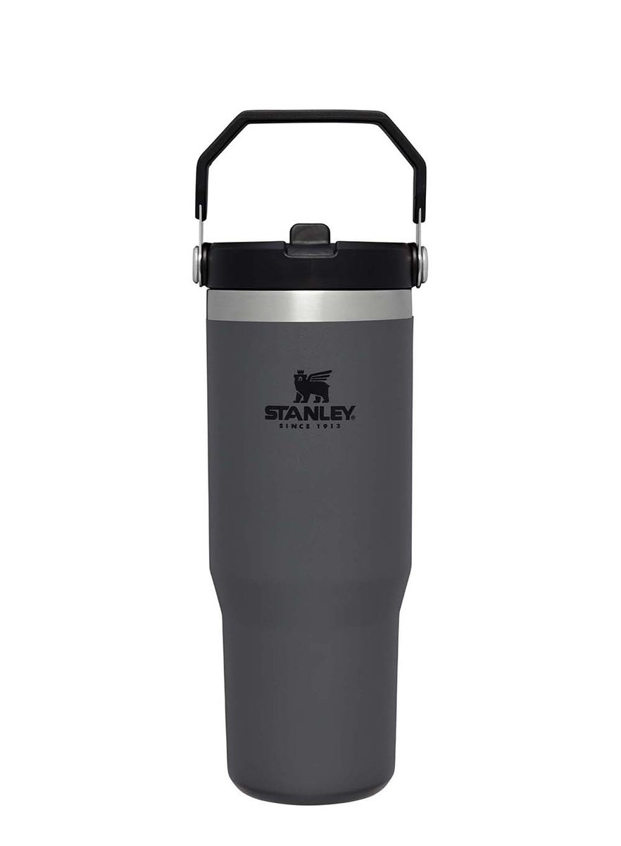 Kubek termiczny Stanley IceFlow Flip Straw Tumbler 0,89 l - charcoal