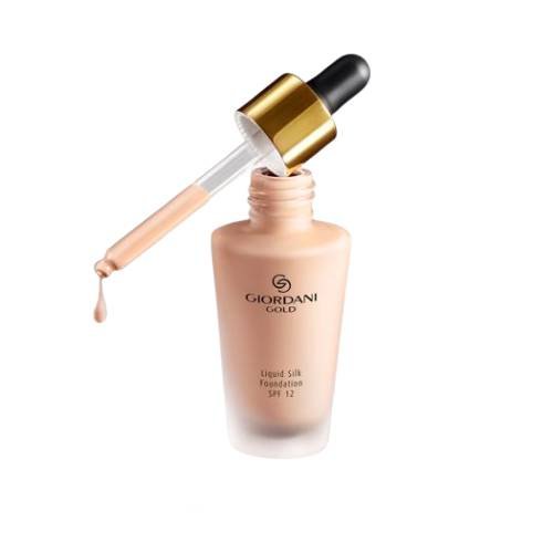 Oriflame, Podkład Giordani Gold Liquid Silk SPF 12 Natural Beige