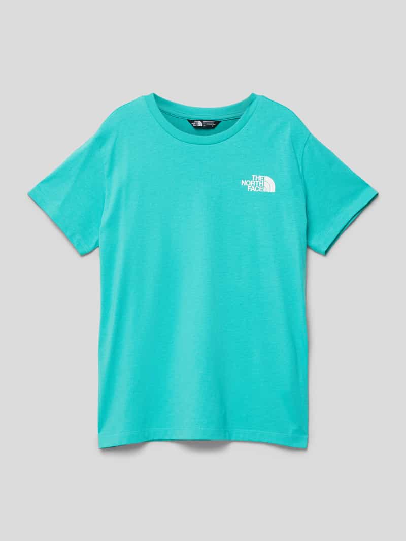 T-shirt z nadrukiem z logo model ‘SIMPLE DOME’