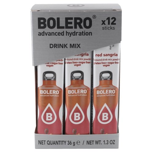 Bolero Box Sticks Red Sangria 3G (12Szt.)