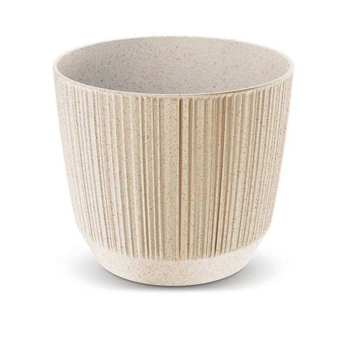 Doniczka Ryfo Eco Wood-biały-FSC mix credit-DNV-CO