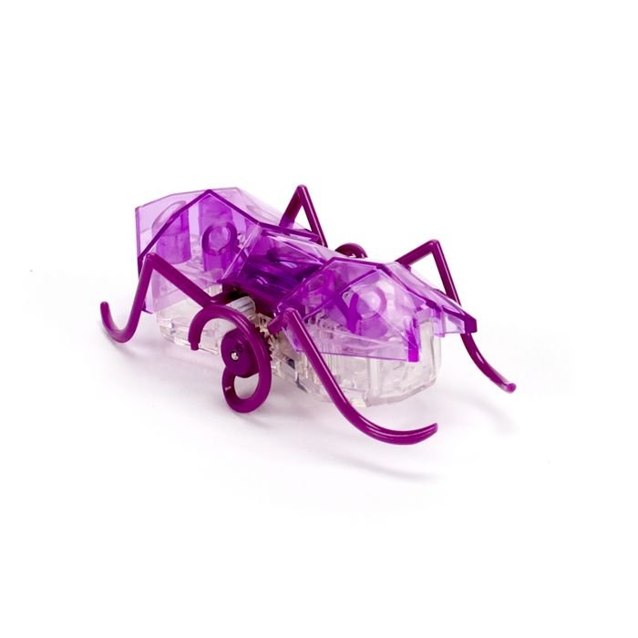 Hexbug mikro robot fioletowa Mrówka wyjątkowa zabawka na baterie chodzi samodzielnie idealny prezent dla miłośników nauki i przyrody od 3 roku życia