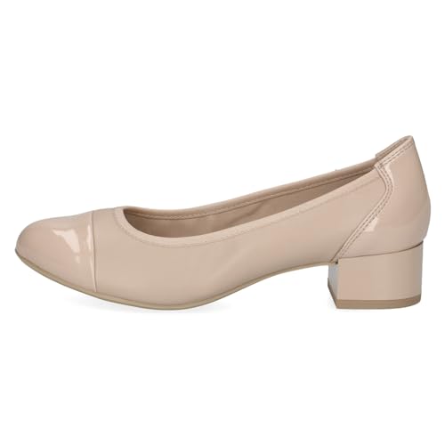 Caprice Damskie czółenka 9-22500-42, beżowy Nappa, 38.5 EU Weit