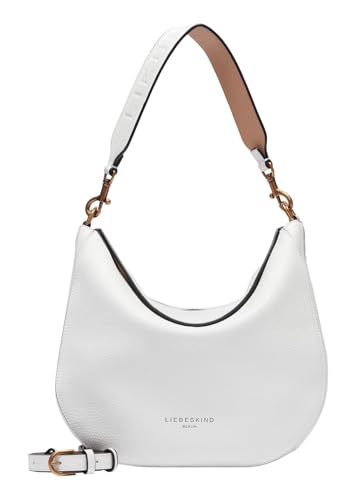 liebeskind gmbh Women's Alessa 3 Pebble M Offwhite Hobo, białawy