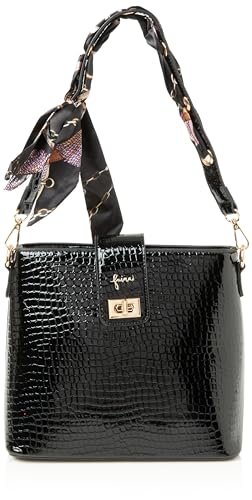 caspio Torebka damska Shopper, czarny, jeden rozmiar