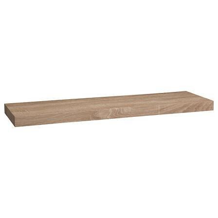 Półka ścienna samowisząca 80cm dąb