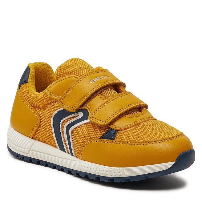 Sneakersy Geox J Alben Boy J459EC 01454 C2PF4 S Ochreyellow/Navy