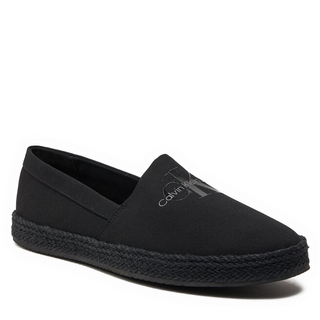 Espadryle Calvin Klein Jeans Espadrille Slipon Ml YM0YM00935 Triple Black 0GT
